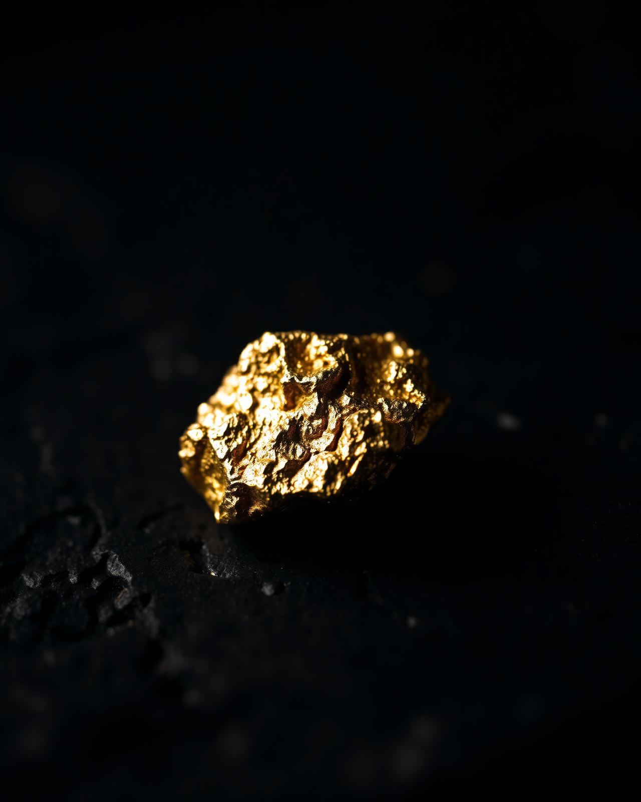 Minerai d'or brut