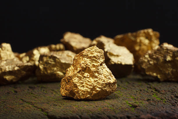 Pépites d’or présentées dans la plaquette
